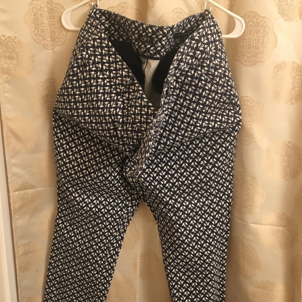 Loft cropped pants